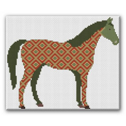 Wilde Pferde Mosaik